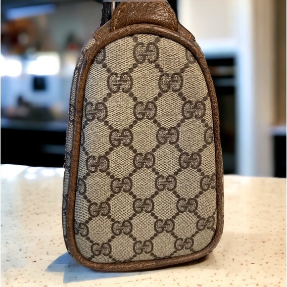 AUTHENTIC‼️ GUCCI GG SUPREME CANVAS BOSTON BAG - Picture 6 of 16